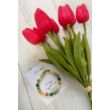 Tulipános ajándék csomag anyukáknak - zöld tricolor