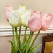 1 szál rózsaszín gumi tulipán- 45cm