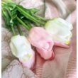 1 szál rózsaszín gumi tulipán- 45cm