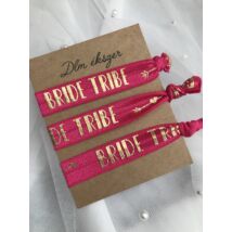 Pink Bride tribe karkötők- lánybúcsúra- 3db/ csomag