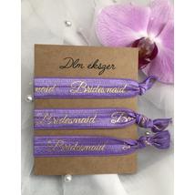Bridesmaid karkötők- lila- koszorúslányoknak- 3db