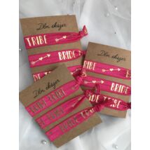 Pink Bride tribe karkötők- lánybúcsúra- 9db/ csomag