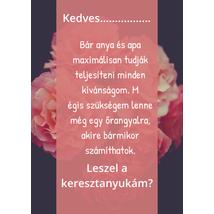 Keresztanyuka felkérő 2.