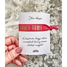 Lánybúcsús ajándék a menyasszonytól- pink