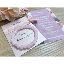 Bridesmaid karkötő szett- koszorúslányodnak rózsaszín