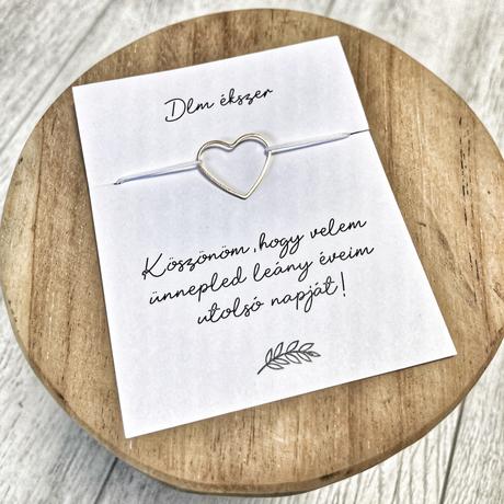 Lánybúcsú Love Gold- fehér