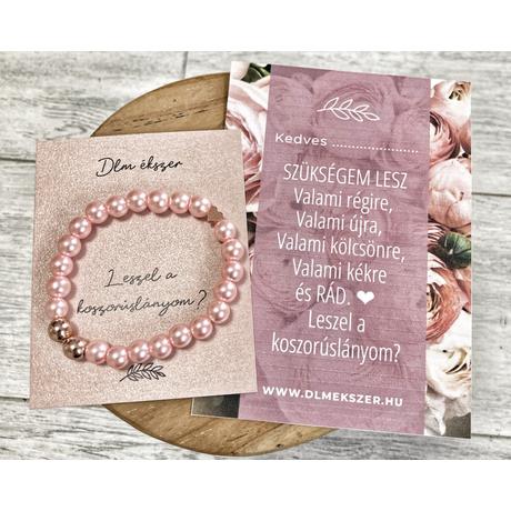 Doroty karkötő - koszorúslányodnak rose gold