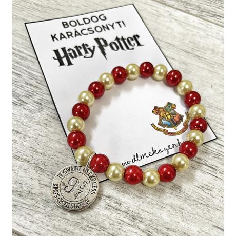 Harry Potter-Roxfort ház karkötő-Griffendél