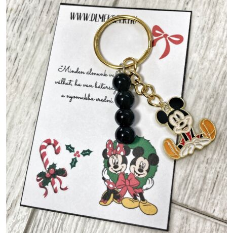 Karácsonyi  kulcstartó-Mickey