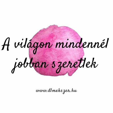 A világon mindennél jobban szeretlek- matrica